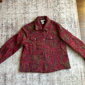 Vintage Coldwater Creek Floral Jacket